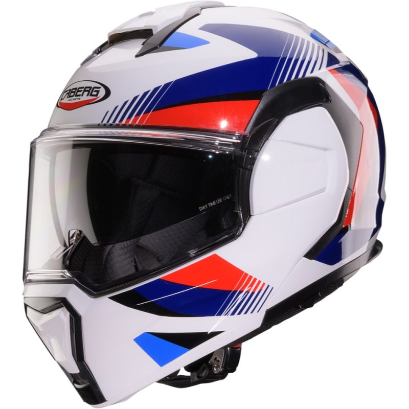 Caberg Trip - Lunar White / Red / Blue / Light Blue