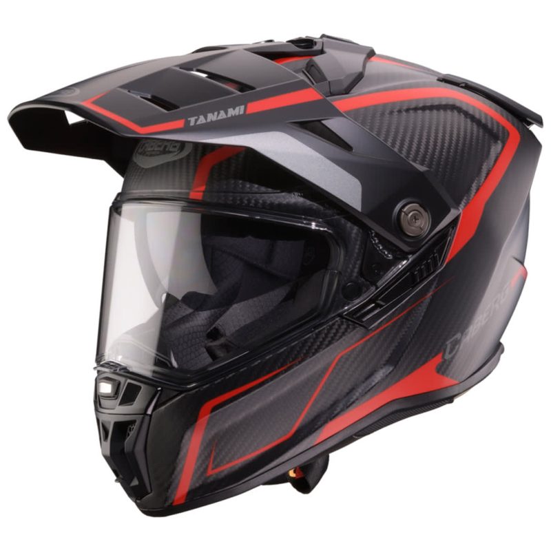 Caberg Tanami Carbon - Gravity Red / Grey