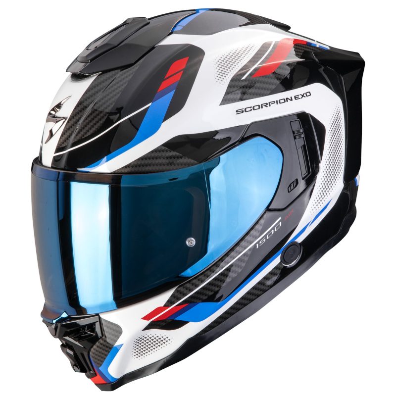 Scorpion Exo-1500 Air - Sleek White / Red / Blue