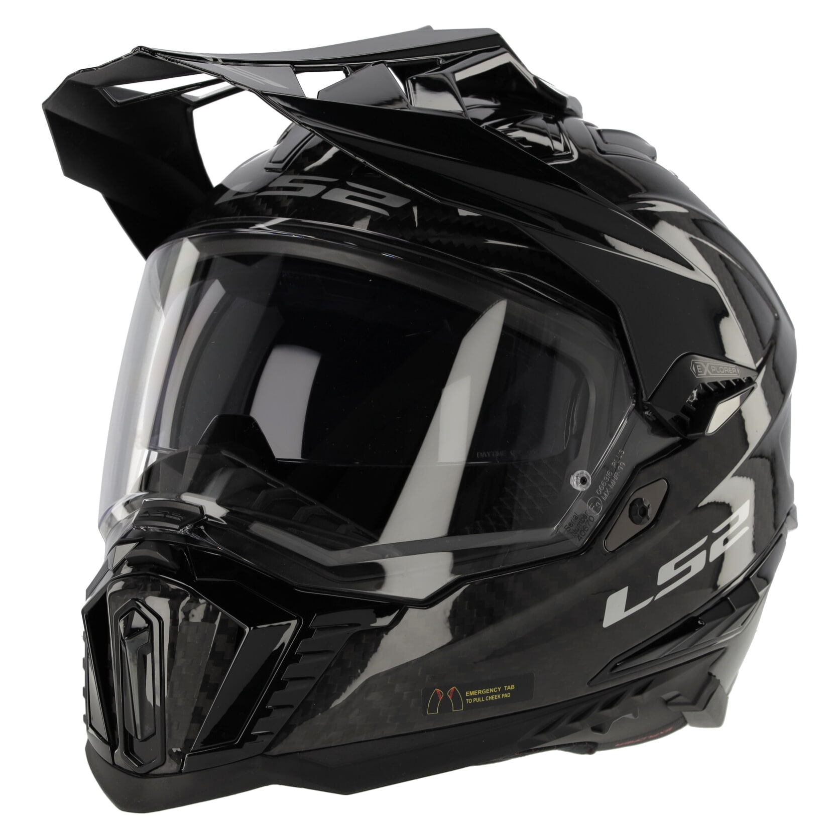 LS2 Explorer Carbon - Black