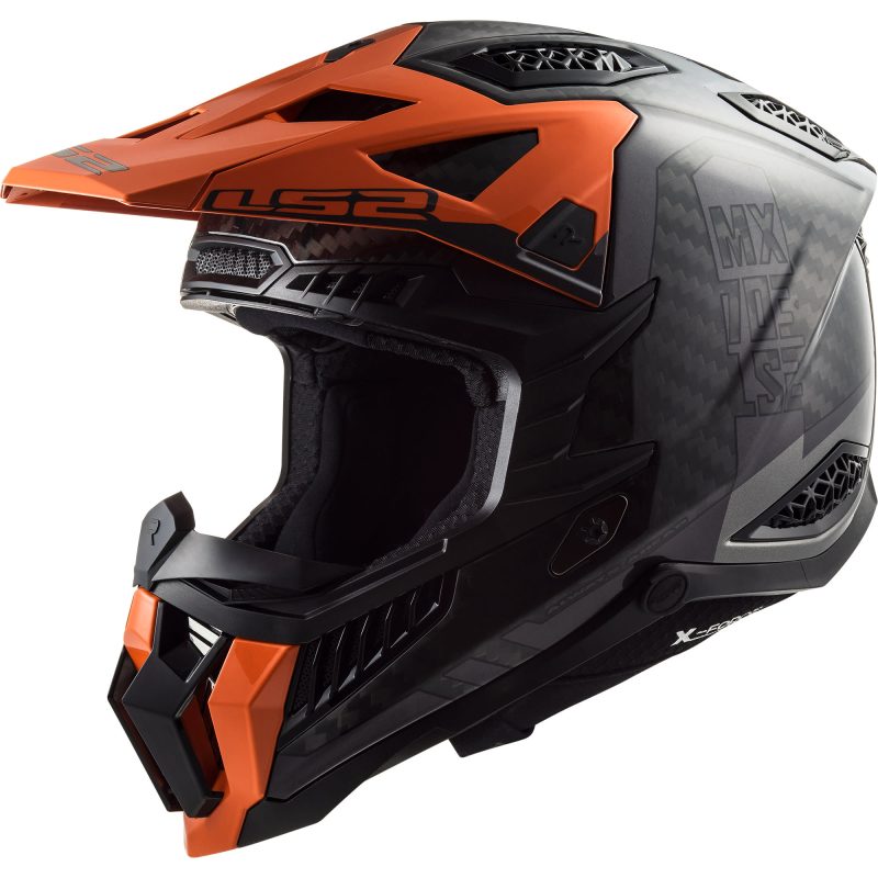 LS2 X-Force - Victory Titanium / Orange