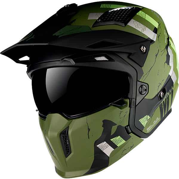 MT Streetfighter SV - Skull Matt Green